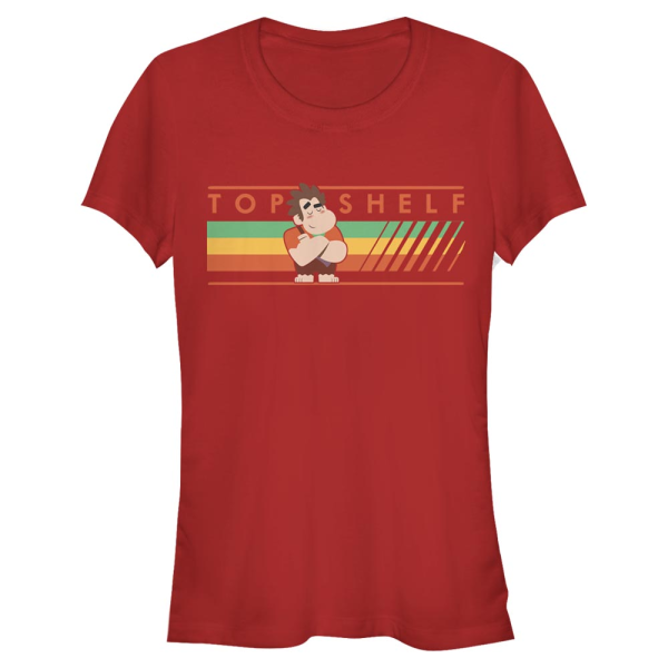 Disney - Wreck-It Ralph - Ralph Top Shelf - Women's T-Shirt - Red - Front
