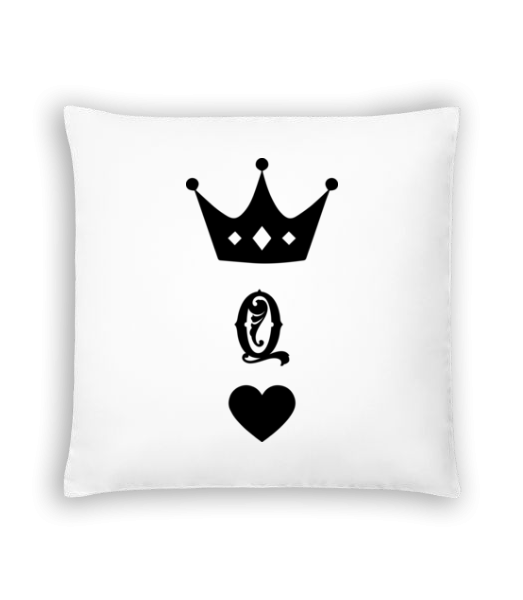 Queen Crown - Cushion - White - Front