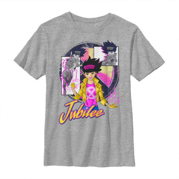 Marvel - Jubilee Panels - Kids T-Shirt - Heather grey - Front