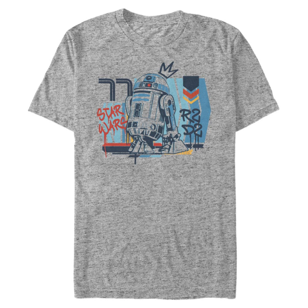 Star Wars - R2-D2 R2D2 - Men's T-Shirt - Heather grey - Front