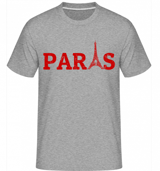 Paris France -  Shirtinator Men's T-Shirt - Heather grey - Vorn