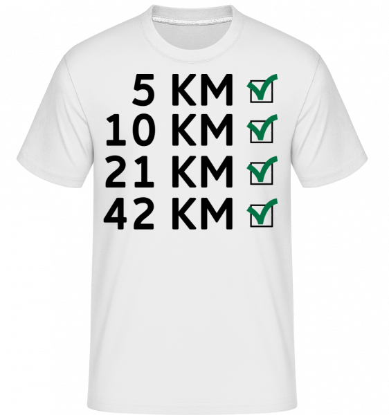 Marathon -  Shirtinator Men's T-Shirt - White - Vorn