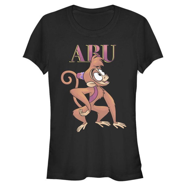 Disney - Aladdin - Abu - Women's T-Shirt - Black - Front