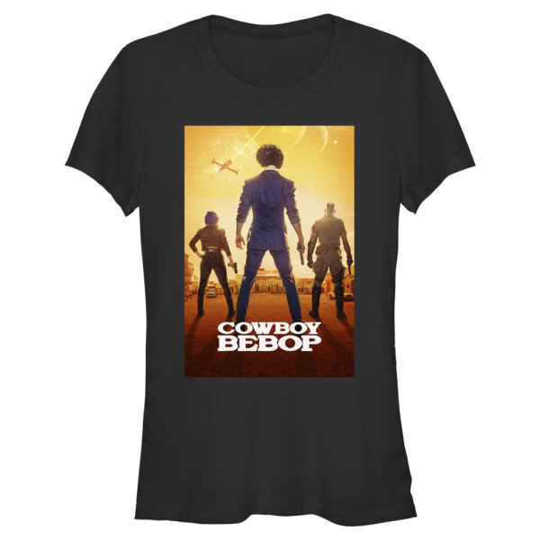 Netflix - Cowboy Bebop - Skupina Trio Poster - Women's T-Shirt - Black - Front