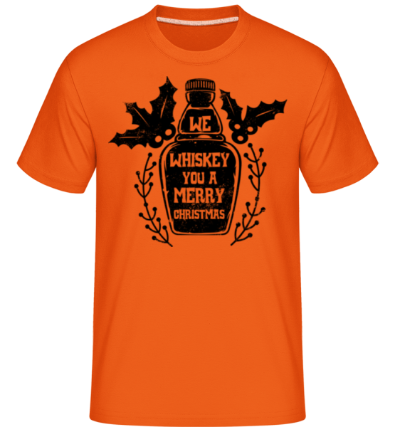 We Whiskey You -  Shirtinator Men's T-Shirt - Orange - Front