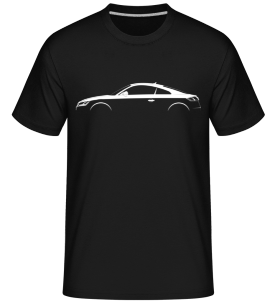 'Audi TT 2014' Silhouette -  Shirtinator Men's T-Shirt - Black - Front