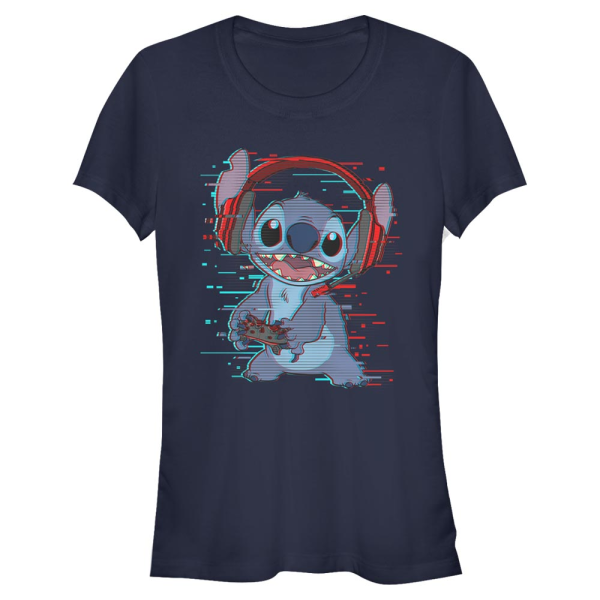 Disney Classics - Lilo & Stitch - Stitch Games - Women's T-Shirt - Navy - Front