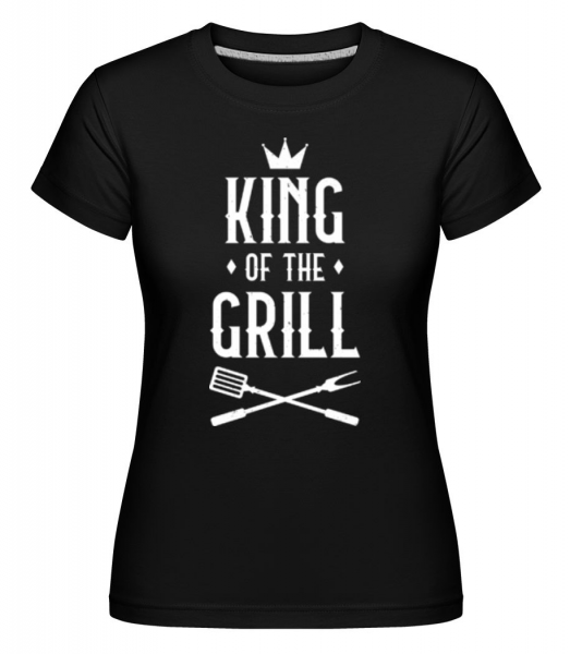 King Of The Grill -  Shirtinator Women's T-Shirt - Black - Front