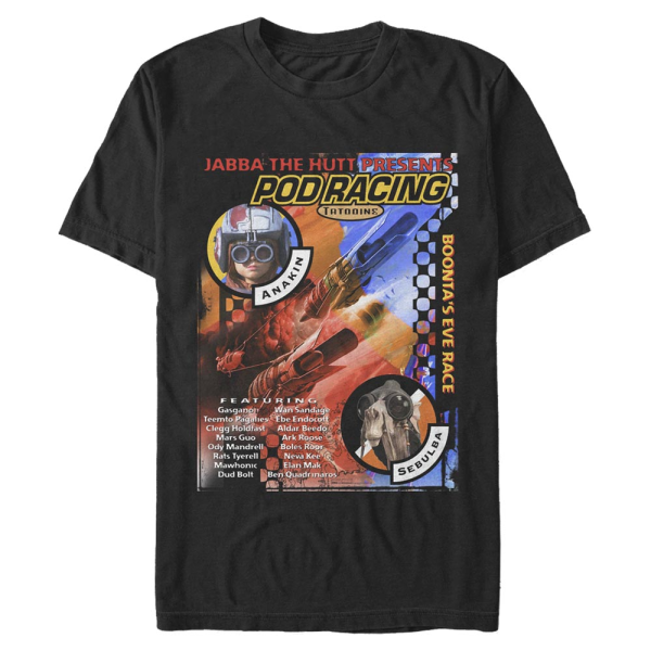 Star Wars - Skupina Jabba Presents - Men's T-Shirt - Black - Front