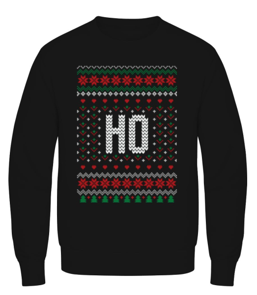 Ho - Men's Sweatshirt - Black - Front