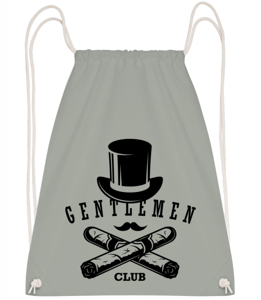 Gentlemen Club - Drawstring Backpack - Anthracite - Vorn