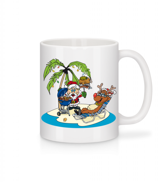 Santa Claus Holiday - Mug - White - Vorn