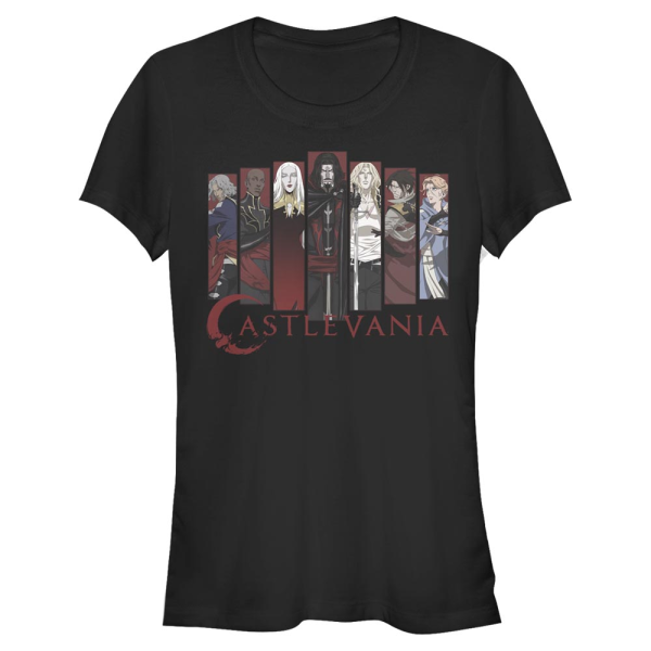 Netflix - Castlevania - Skupina Characters - Women's T-Shirt - Black - Front