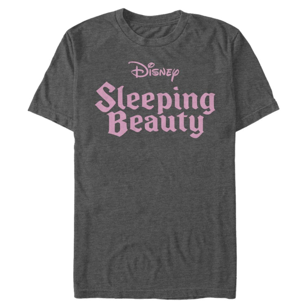 Disney - Sleeping Beauty - Logo Sleepng Beauty - Men's T-Shirt - Heather anthracite - Front