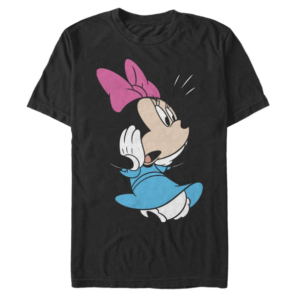 Disney Classics - Mickey Mouse - Minnie Mouse Minnie - Men's T-Shirt - Black - Front