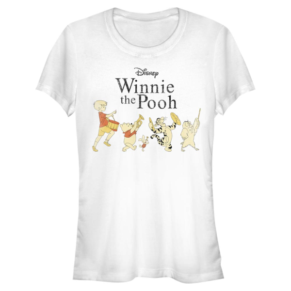 Disney Classics - Winnie the Pooh - Skupina Pooh Parade - Women's T-Shirt - White - Front