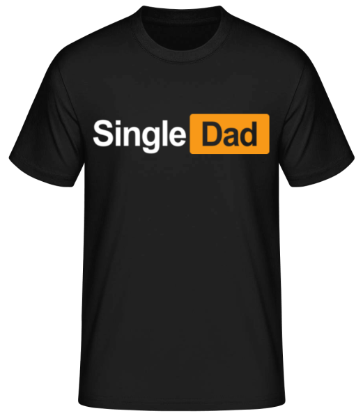 Single Dad - Men's Basic T-Shirt - Black - Front