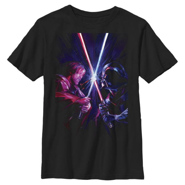 Star Wars - Obi-Wan Kenobi - Obi-Wan Kenobi & Darth Vader Kenobi Vader - Kids T-Shirt - Black - Front