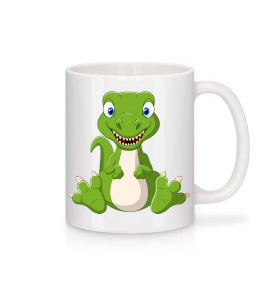 Naughty Dinosaur - Mug - White - Vorn