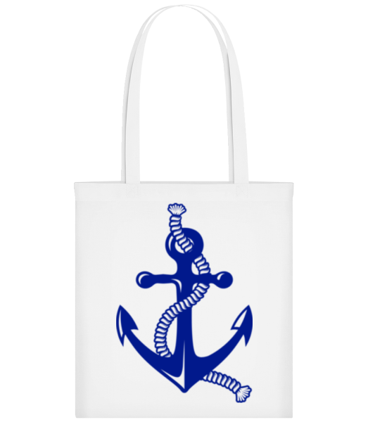 Anchor With Rope - Tote Bag - White - Front