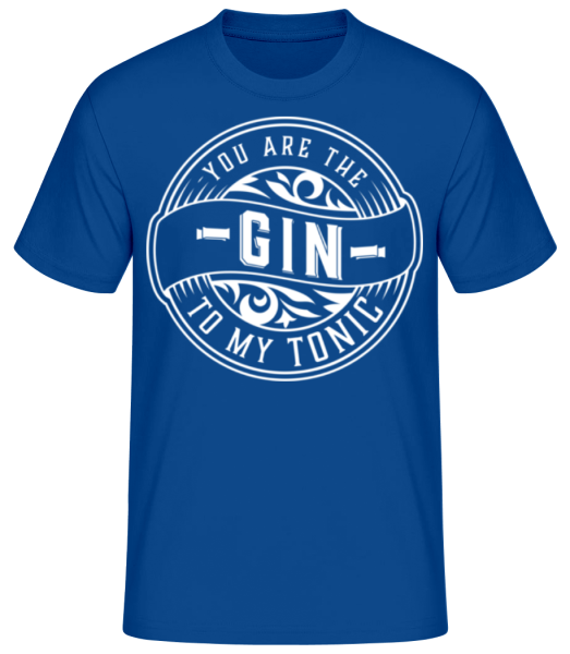 Gin To My Tonic - Men's Basic T-Shirt - Royal blue - Front