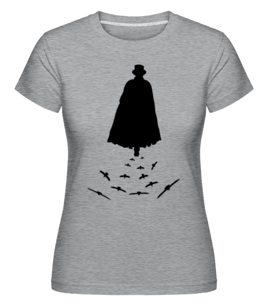 Gothic Black Man -  Shirtinator Women's T-Shirt - Heather grey - Front