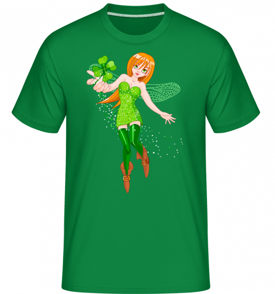 Irish Fairy Logo -  Shirtinator Men's T-Shirt - Kelly green - Vorn
