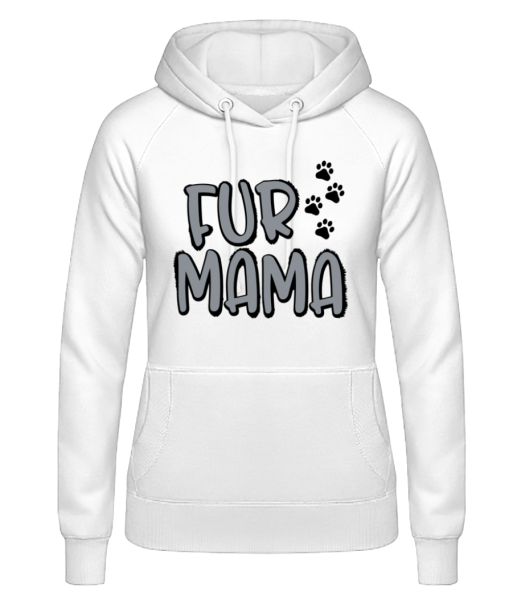 Fur Mama - Women's Hoodie - White - Front