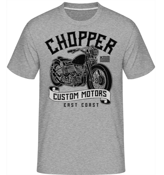 Chopper Custom Motors -  Shirtinator Men's T-Shirt - Heather grey - Front