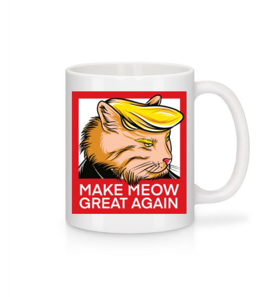 Make Meow Great Again - Mug - White - Front