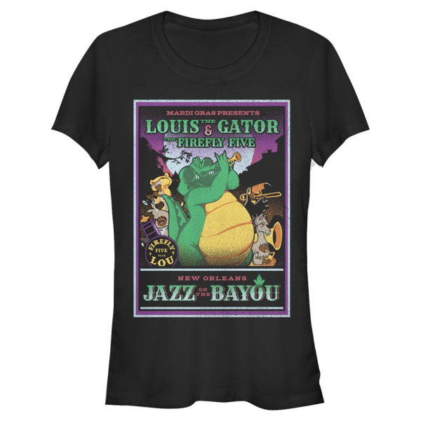 Disney - The Princess and the Frog - Louis Rockadile - Women's T-Shirt - Black - Front