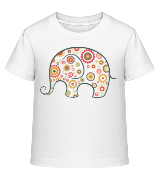 Elephant Kids Comic - Kid's Shirtinator T-Shirt - White - Front