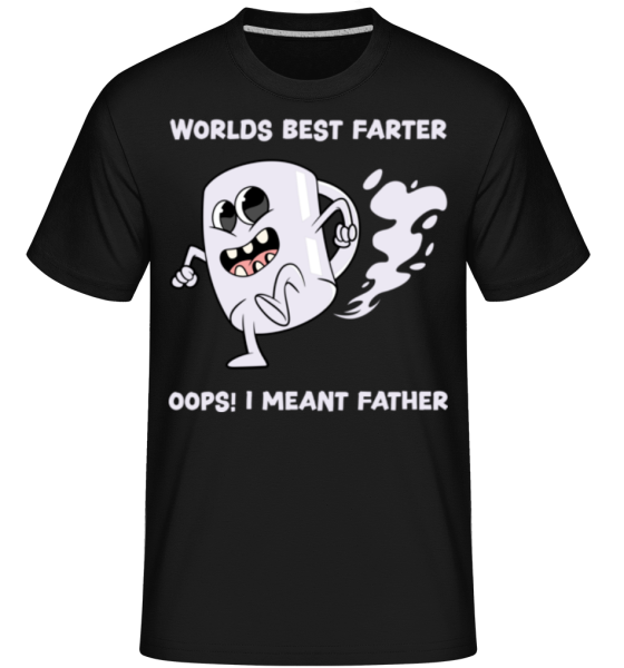 Worlds Best Farter -  Shirtinator Men's T-Shirt - Black - Front