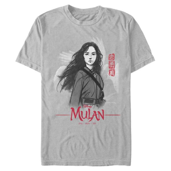 Disney - Mulan - Mulan Pheonix Rising - Men's T-Shirt - ash_grey - Front