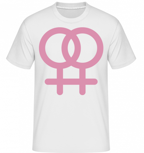 Female Love Icon -  Shirtinator Men's T-Shirt - White - Vorn