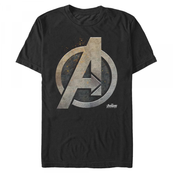 Marvel - Avengers Infinity War - Avengers Steal Shield - Men's T-Shirt - Black - Front