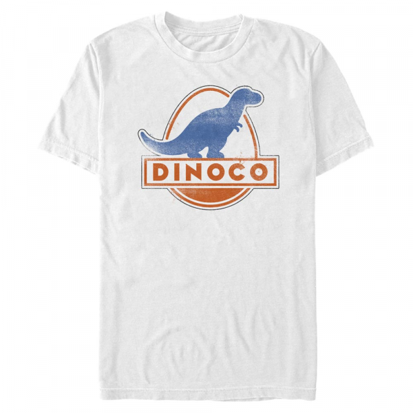 Pixar - Cars - Dinoco Vintage - Men's T-Shirt - White - Front