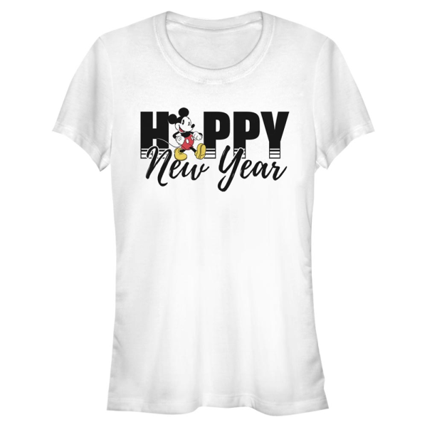 Disney Classics - Mickey Mouse - Mickey Mouse Mickey New Year - Women's T-Shirt - White - Front