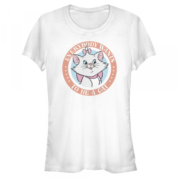 Disney Classics - The Aristocats - Marie Finish Fights - Women's T-Shirt - White - Front