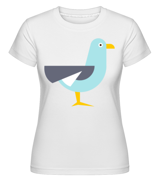 Pigeon Comic -  Shirtinator Women's T-Shirt - White - Front