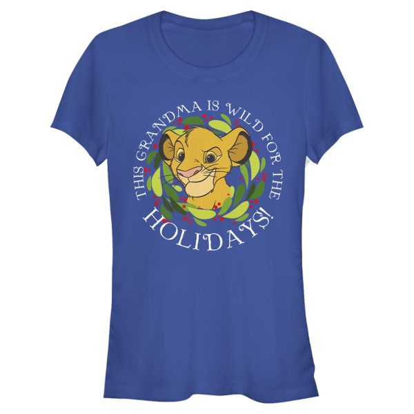Disney - The Lion King - Simba Roar Grandma - Women's T-Shirt - Royal blue - Front