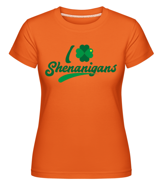  Shirtinator Women's T-Shirt - Orange - Front