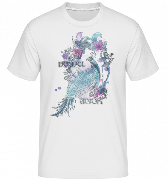 Watercolor Pheasant -  Shirtinator Men's T-Shirt - White - Vorn