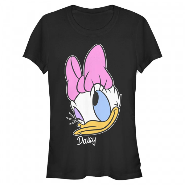 Disney Classics - Mickey Mouse - Daisy Duck Daisy Big Face - Women's T-Shirt - Black - Front