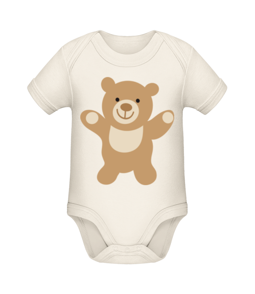 Kids Comic - Bear - Organic Baby Body - Cream - Front
