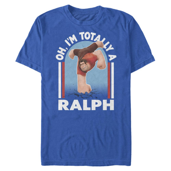 Disney - Wreck-It Ralph - Ralph Totally - Men's T-Shirt - Royal blue - Front