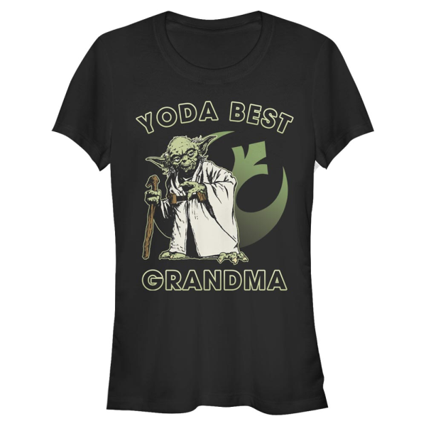 Star Wars - Yoda Best Grandma - Family - Women's T-Shirt - Black - Front