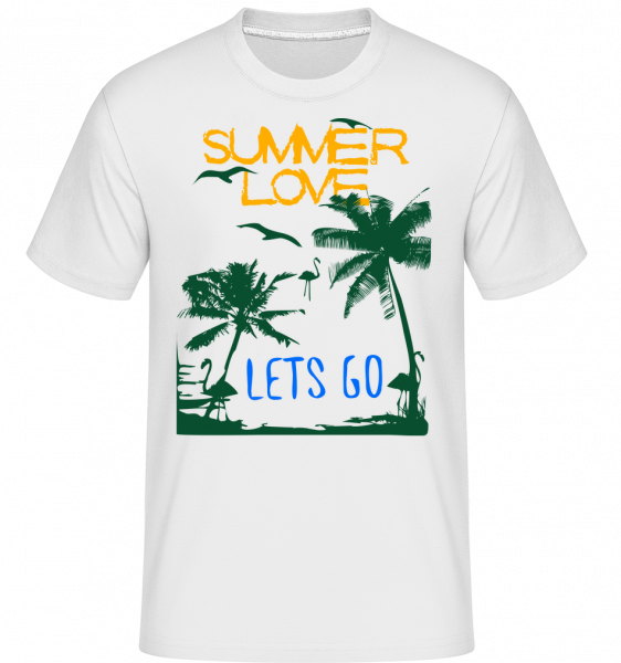 Summer Love Icon -  Shirtinator Men's T-Shirt - White - Vorn