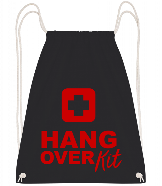 Hangover Kit - Drawstring Backpack - Black - Vorn