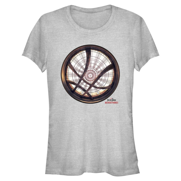 Marvel - Doctor Strange - Logo Sanctum Sanctorum Window - Women's T-Shirt - Heather grey - Front
